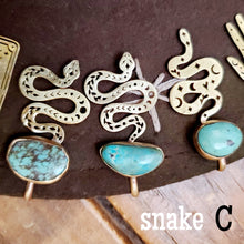 Turquoise Hat Clips