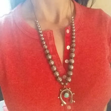 Sleeping Beauty Studded Naja Necklace